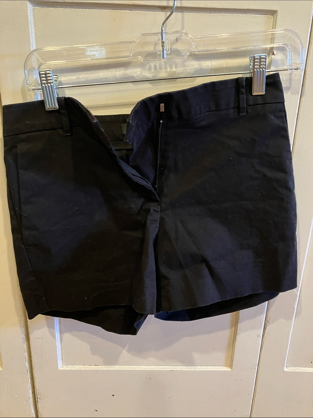 Ann Taylor Black Tailored Shorts with Belt Loops